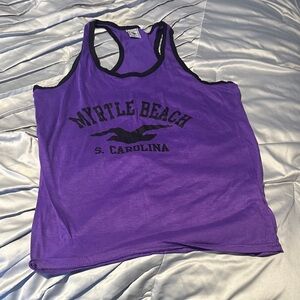 Purple Myrtle Beach Women's Tank Top